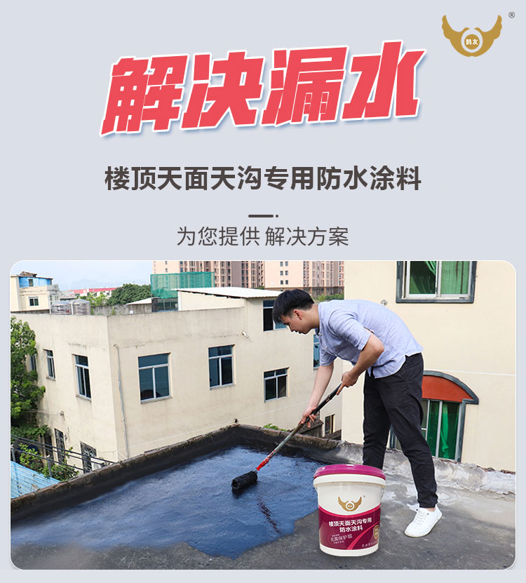 楼顶天面天沟防水涂料