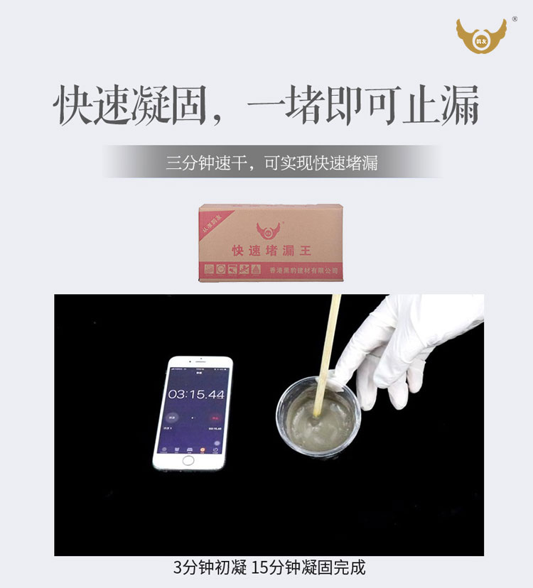 堵漏王能代替水泥直接粘砖吗？